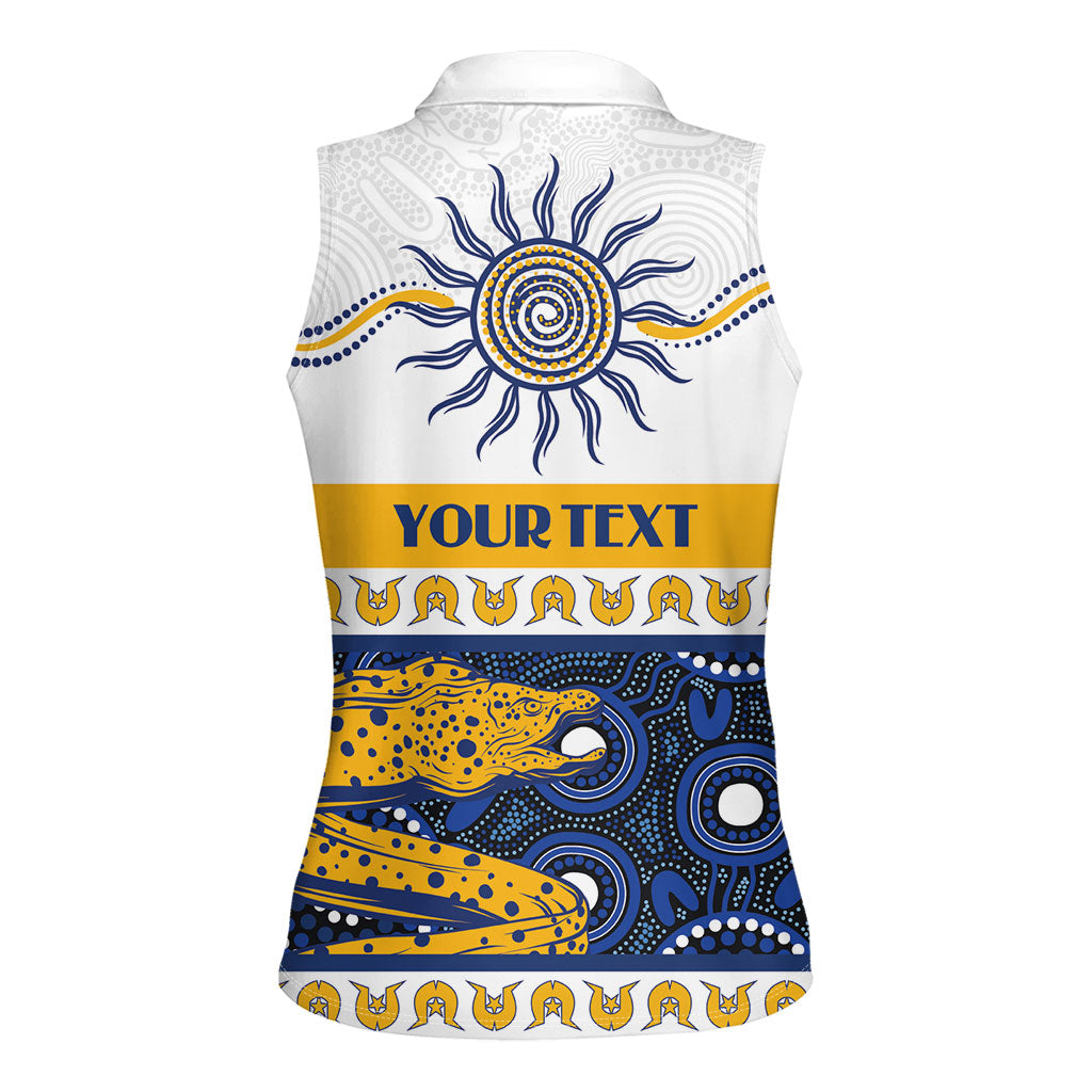 Eels NAIDOC Week Personalised Women Sleeveless Polo Shirt Aboriginal Torres Strait Islanders Vibe