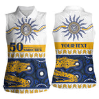 Eels NAIDOC Week Personalised Women Sleeveless Polo Shirt Aboriginal Torres Strait Islanders Vibe