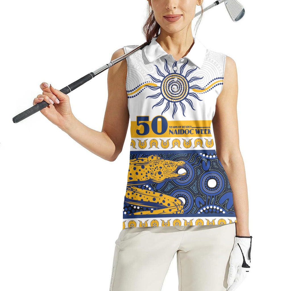Eels NAIDOC Week Personalised Women Sleeveless Polo Shirt Aboriginal Torres Strait Islanders Vibe