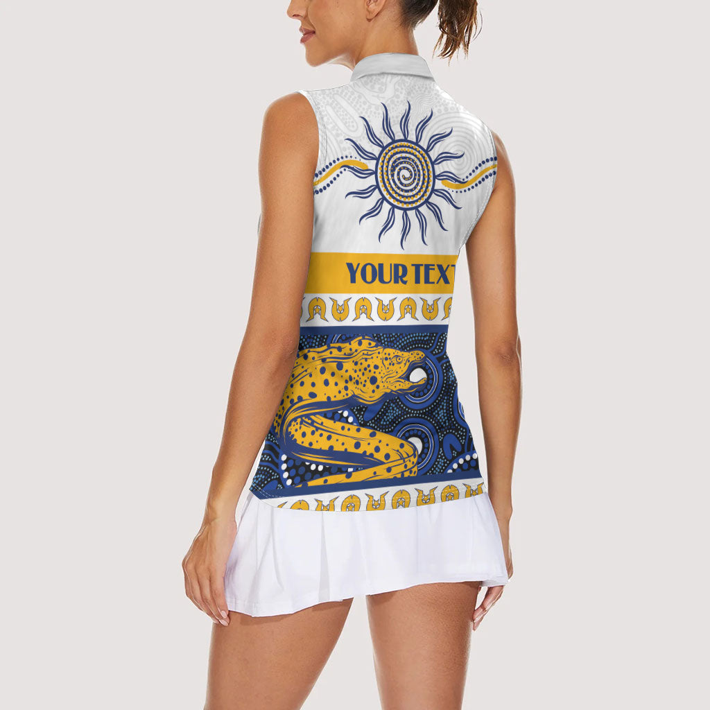 Eels NAIDOC Week Personalised Women Sleeveless Polo Shirt Aboriginal Torres Strait Islanders Vibe