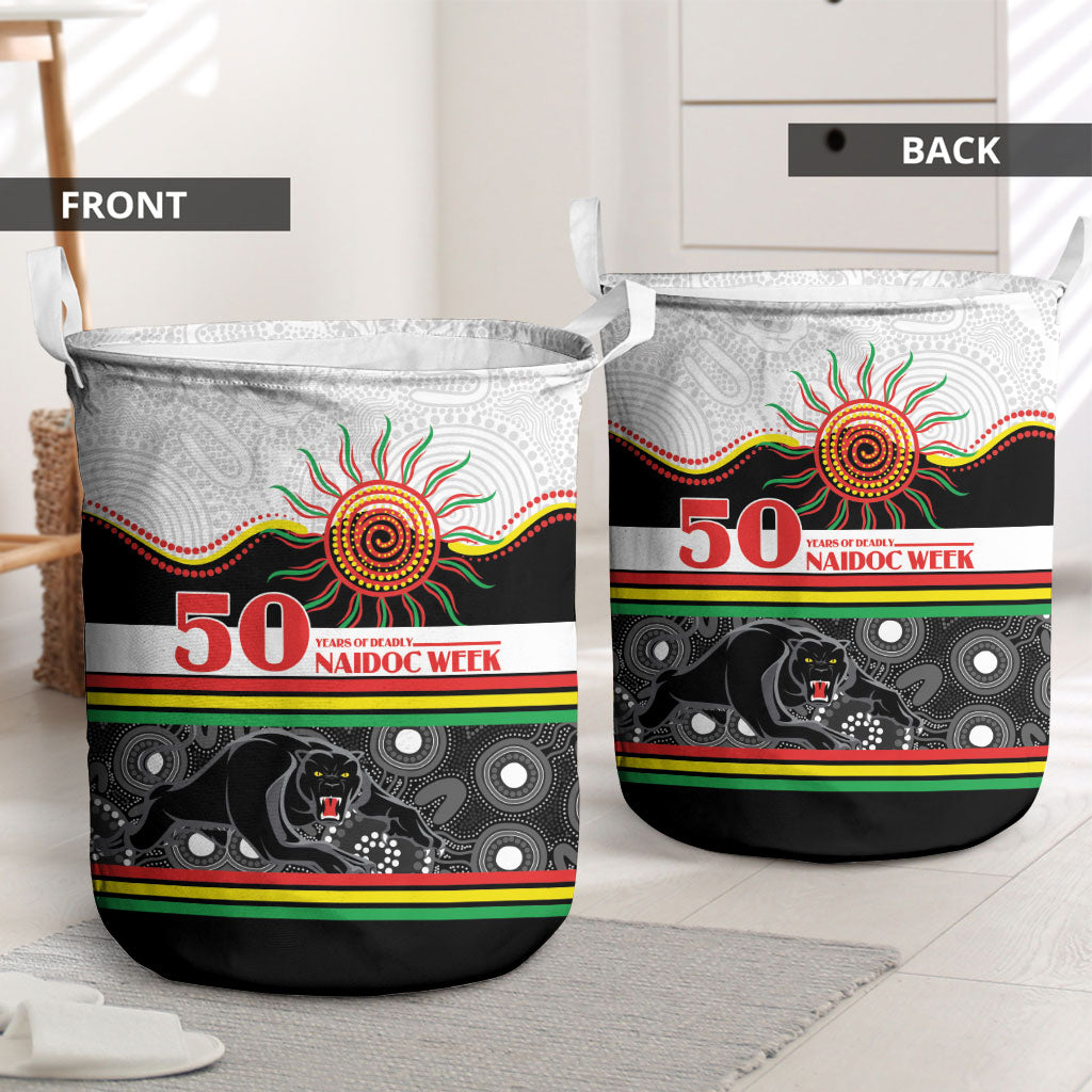 Panthers NAIDOC Week Laundry Basket Aboriginal Torres Strait Islanders Vibe