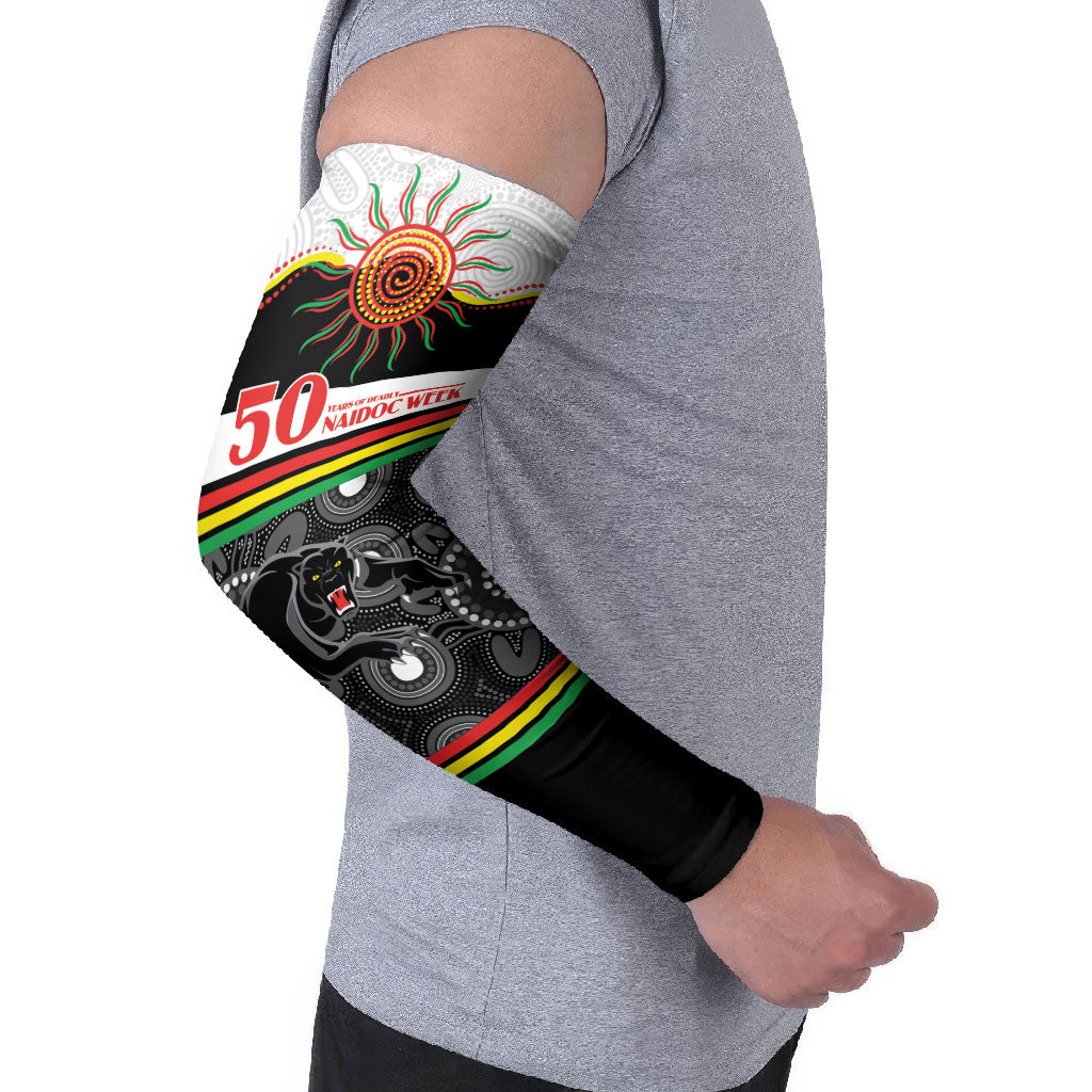 Panthers NAIDOC Week Personalised Arm Sleeves Aboriginal Torres Strait Islanders Vibe