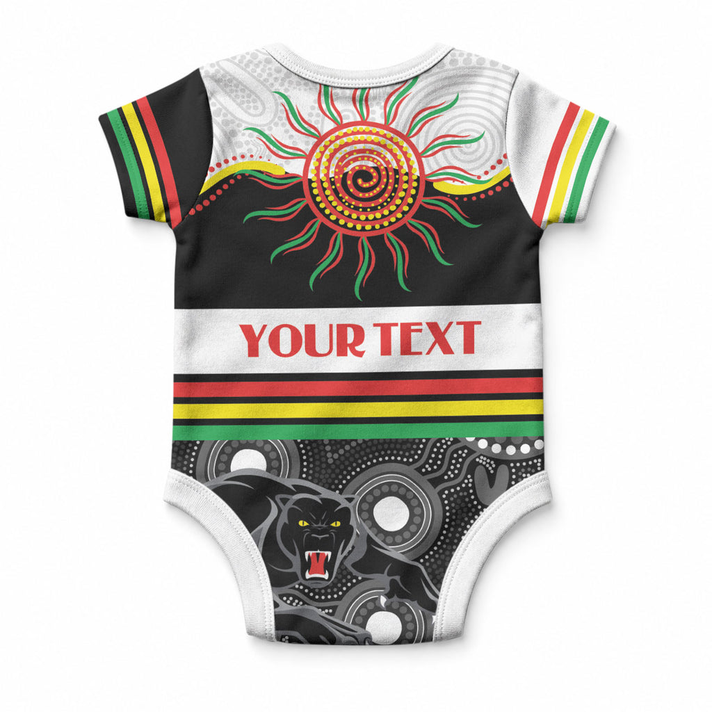 Panthers NAIDOC Week Personalised Baby Onesie Aboriginal Torres Strait Islanders Vibe