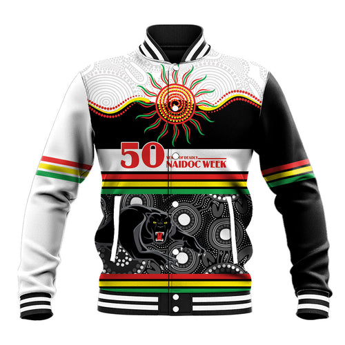 Panthers NAIDOC Week Personalised Baseball Jacket Aboriginal Torres Strait Islanders Vibe