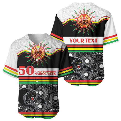 Panthers NAIDOC Week Personalised Baseball Jersey Aboriginal Torres Strait Islanders Vibe