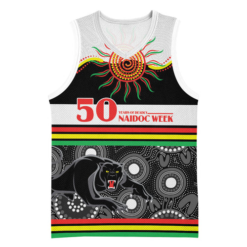 Panthers NAIDOC Week Personalised Basketball Jersey Aboriginal Torres Strait Islanders Vibe