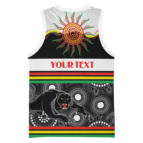 Panthers NAIDOC Week Personalised Basketball Jersey Aboriginal Torres Strait Islanders Vibe