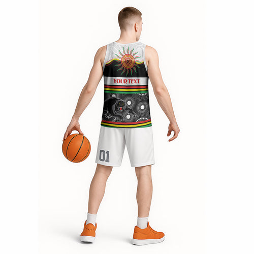 Panthers NAIDOC Week Personalised Basketball Jersey Aboriginal Torres Strait Islanders Vibe