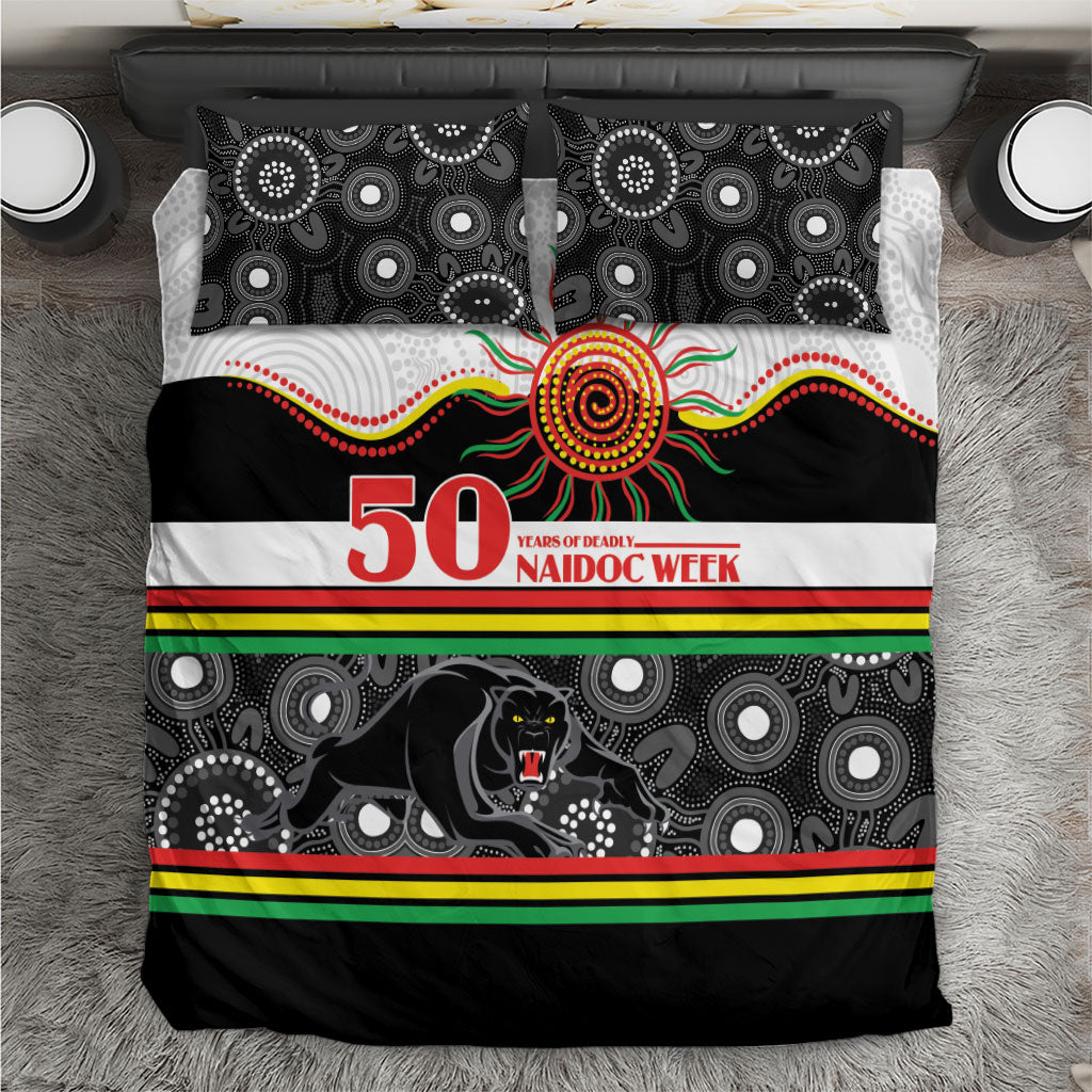 Panthers NAIDOC Week Bedding Set Aboriginal Torres Strait Islanders Vibe