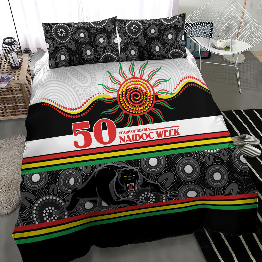 Panthers NAIDOC Week Bedding Set Aboriginal Torres Strait Islanders Vibe