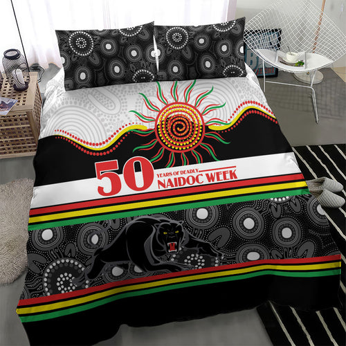 Panthers NAIDOC Week Bedding Set Aboriginal Torres Strait Islanders Vibe
