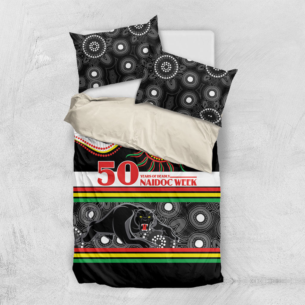 Panthers NAIDOC Week Bedding Set Aboriginal Torres Strait Islanders Vibe