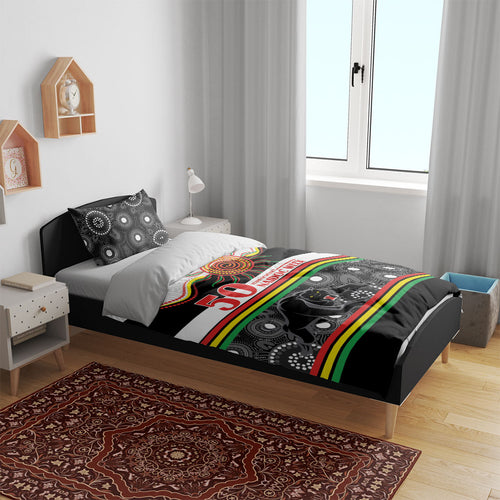 Panthers NAIDOC Week Bedding Set Aboriginal Torres Strait Islanders Vibe