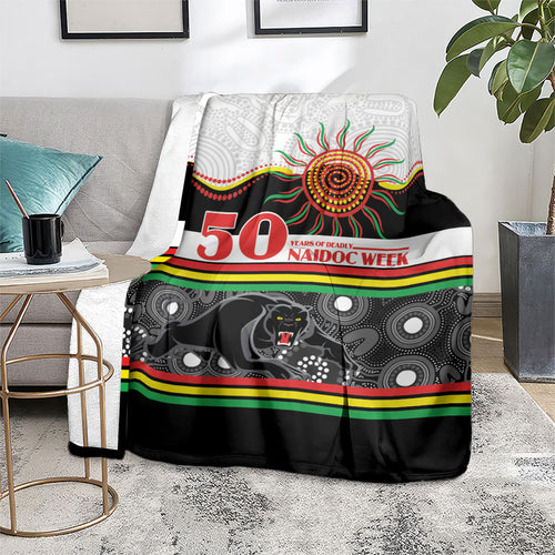 Panthers NAIDOC Week Blanket Aboriginal Torres Strait Islanders Vibe