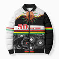 Panthers NAIDOC Week Personalised Bomber Puffer Jacket Aboriginal Torres Strait Islanders Vibe