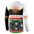 Panthers NAIDOC Week Personalised Button Sweatshirt Aboriginal Torres Strait Islanders Vibe