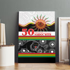 Panthers NAIDOC Week Canvas Wall Art Aboriginal Torres Strait Islanders Vibe