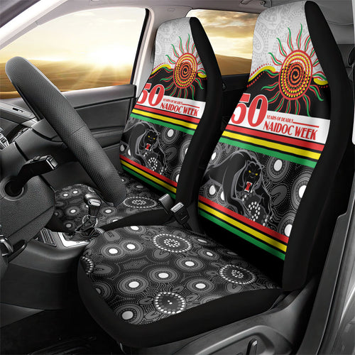 Panthers NAIDOC Week Car Seat Cover Aboriginal Torres Strait Islanders Vibe