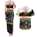 Panthers NAIDOC Week Personalised Couples Matching Tank Maxi Dress and Hawaiian Shirt Aboriginal Torres Strait Islanders Vibe