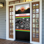 Panthers NAIDOC Week Personalised Door Cover Aboriginal Torres Strait Islanders Vibe
