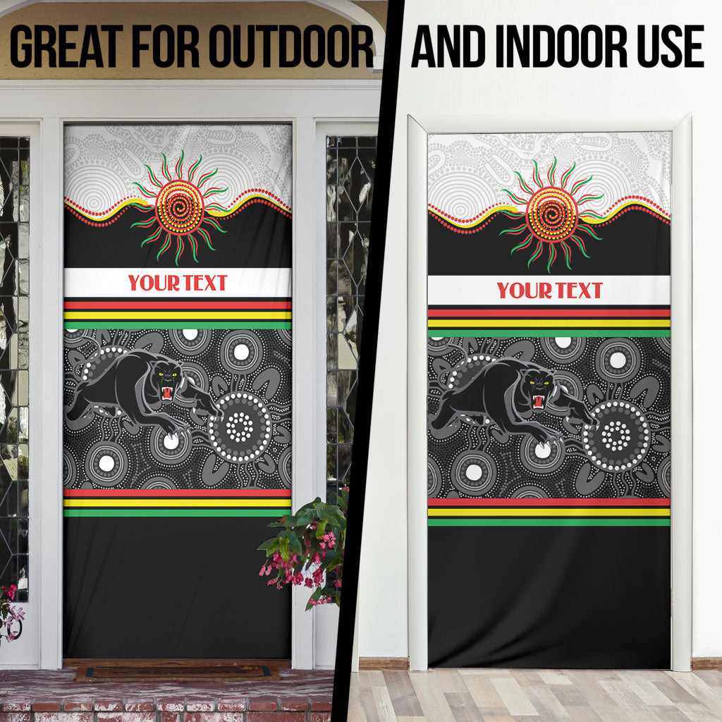 Panthers NAIDOC Week Personalised Door Cover Aboriginal Torres Strait Islanders Vibe