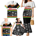 Panthers NAIDOC Week Personalised Family Matching Mermaid Dress and Hawaiian Shirt Aboriginal Torres Strait Islanders Vibe
