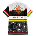 Panthers NAIDOC Week Personalised Family Matching Off The Shoulder Long Sleeve Dress and Hawaiian Shirt Aboriginal Torres Strait Islanders Vibe