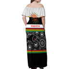 Panthers NAIDOC Week Personalised Family Matching Off Shoulder Maxi Dress and Hawaiian Shirt Aboriginal Torres Strait Islanders Vibe