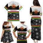Panthers NAIDOC Week Personalised Family Matching Puletasi and Hawaiian Shirt Aboriginal Torres Strait Islanders Vibe