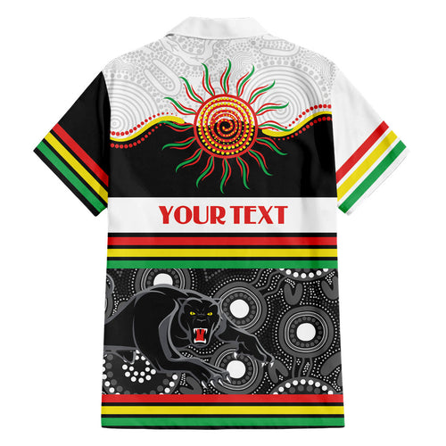 Panthers NAIDOC Week Personalised Family Matching Puletasi and Hawaiian Shirt Aboriginal Torres Strait Islanders Vibe