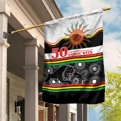 Panthers NAIDOC Week Garden Flag Aboriginal Torres Strait Islanders Vibe