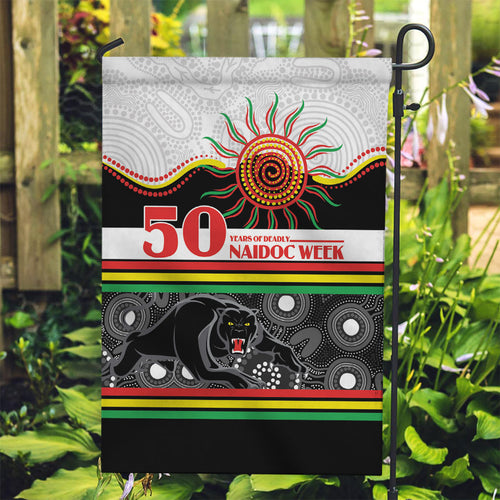 Panthers NAIDOC Week Garden Flag Aboriginal Torres Strait Islanders Vibe