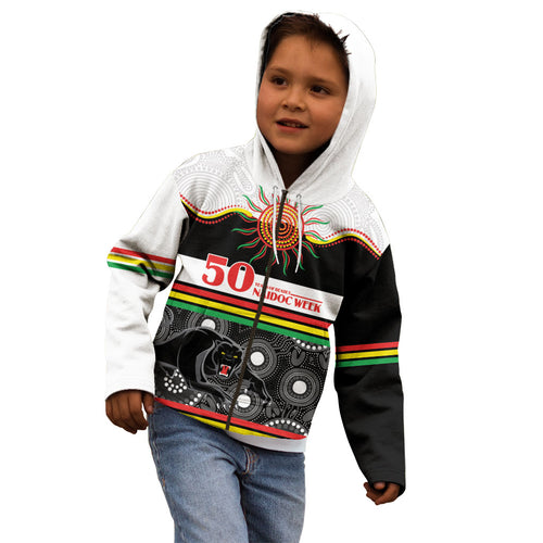 Panthers NAIDOC Week Personalised Kid Hoodie Aboriginal Torres Strait Islanders Vibe