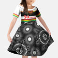 Panthers NAIDOC Week Personalised Kid Short Sleeve Dress Aboriginal Torres Strait Islanders Vibe
