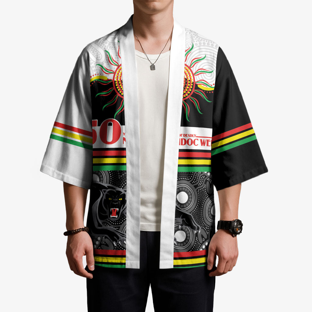 Panthers NAIDOC Week Personalised Kimono Aboriginal Torres Strait Islanders Vibe
