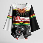 Panthers NAIDOC Week Personalised Kimono Sleeve Blouse Aboriginal Torres Strait Islanders Vibe