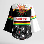 Panthers NAIDOC Week Personalised Kimono Sleeve Blouse Aboriginal Torres Strait Islanders Vibe