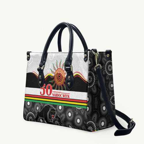 Panthers NAIDOC Week Leather Bag Aboriginal Torres Strait Islanders Vibe