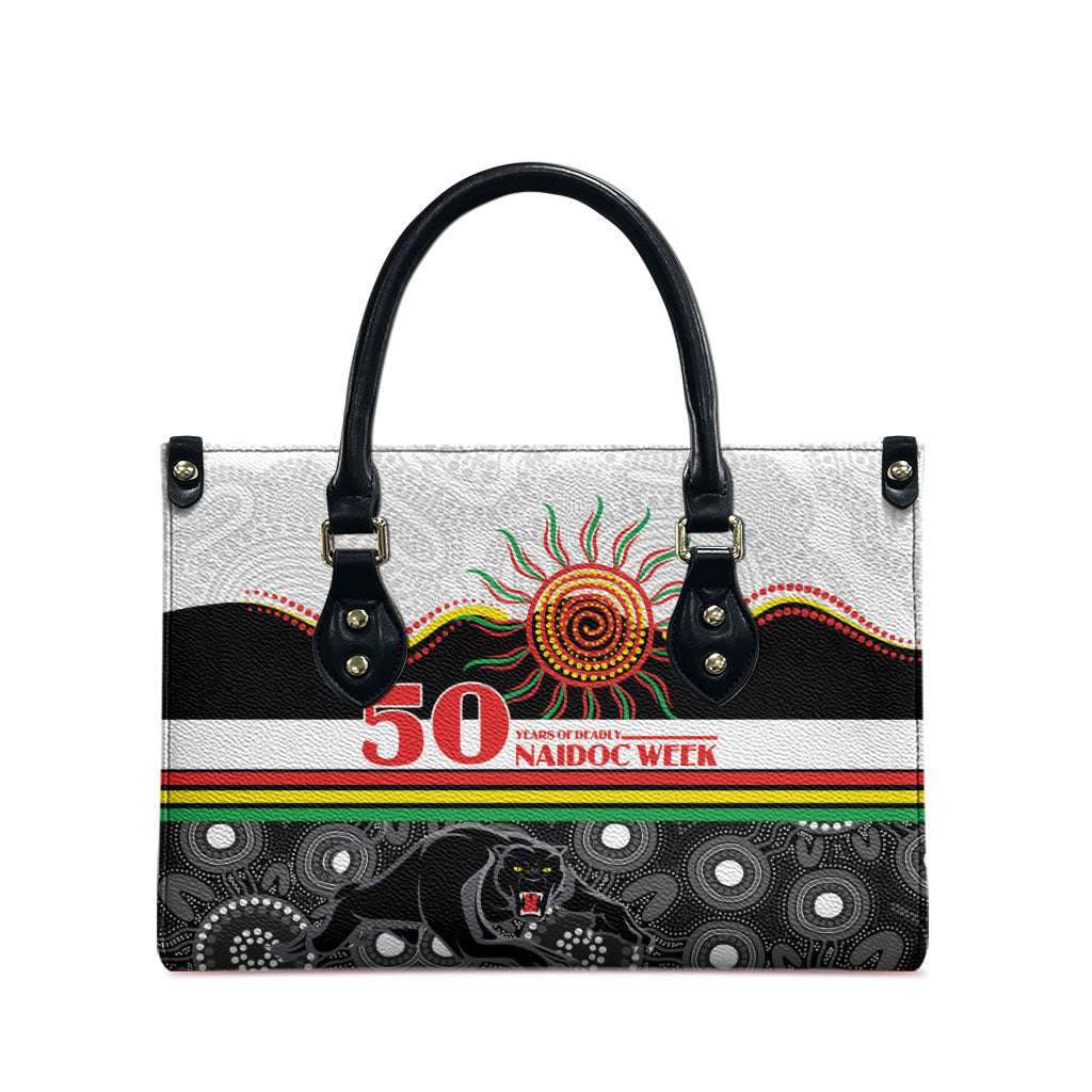 Panthers NAIDOC Week Leather Bag Aboriginal Torres Strait Islanders Vibe