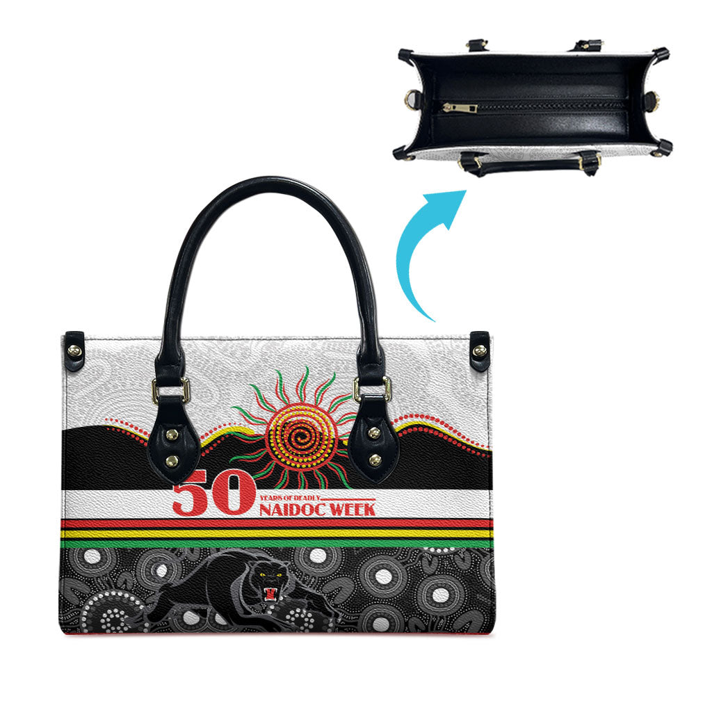 Panthers NAIDOC Week Leather Bag Aboriginal Torres Strait Islanders Vibe