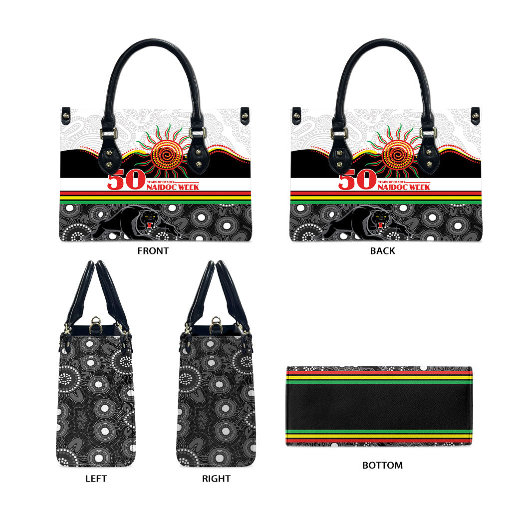 Panthers NAIDOC Week Leather Bag Aboriginal Torres Strait Islanders Vibe