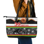 Panthers NAIDOC Week Leather Tote Bag Aboriginal Torres Strait Islanders Vibe