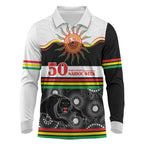 Panthers NAIDOC Week Personalised Long Sleeve Polo Shirt Aboriginal Torres Strait Islanders Vibe