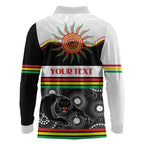 Panthers NAIDOC Week Personalised Long Sleeve Polo Shirt Aboriginal Torres Strait Islanders Vibe