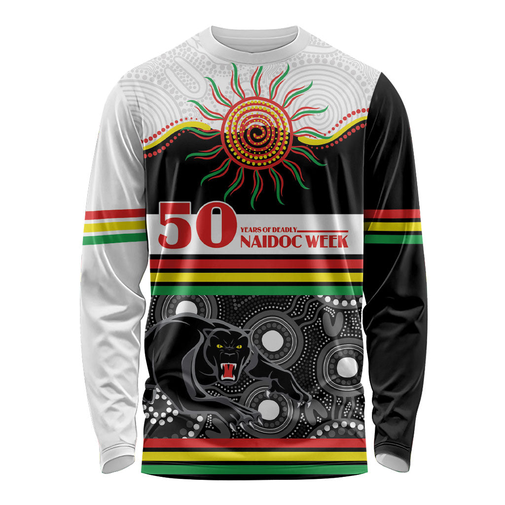 Panthers NAIDOC Week Personalised Long Sleeve Shirt Aboriginal Torres Strait Islanders Vibe