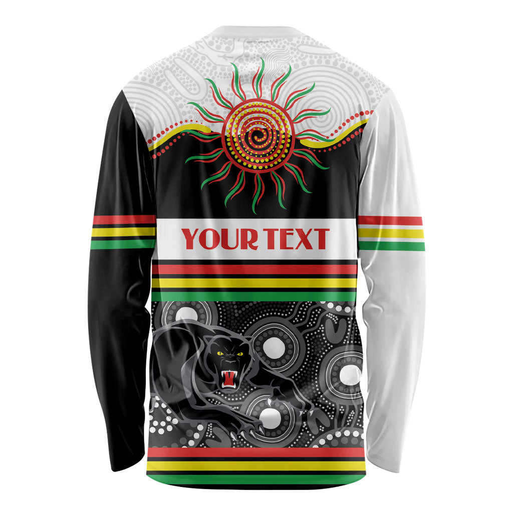 Panthers NAIDOC Week Personalised Long Sleeve Shirt Aboriginal Torres Strait Islanders Vibe