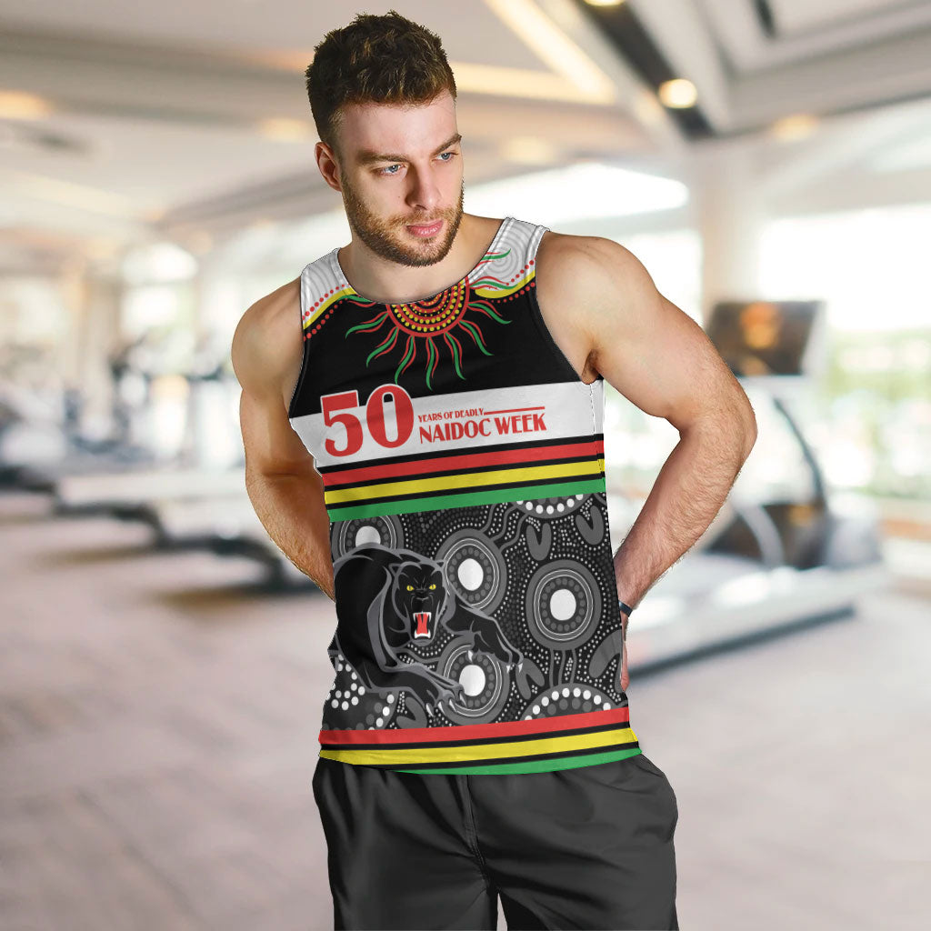 Panthers NAIDOC Week Personalised Men Tank Top Aboriginal Torres Strait Islanders Vibe