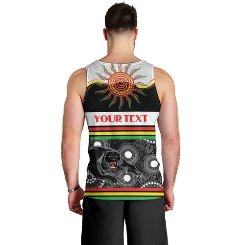 Panthers NAIDOC Week Personalised Men Tank Top Aboriginal Torres Strait Islanders Vibe