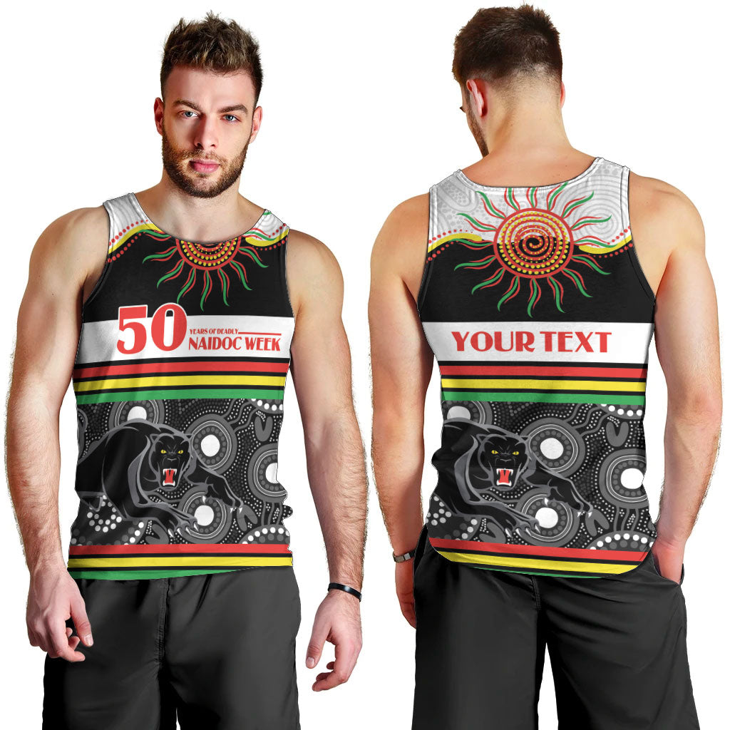 Panthers NAIDOC Week Personalised Men Tank Top Aboriginal Torres Strait Islanders Vibe
