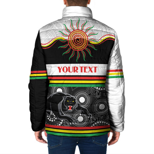Panthers NAIDOC Week Personalised Padded Jacket Aboriginal Torres Strait Islanders Vibe